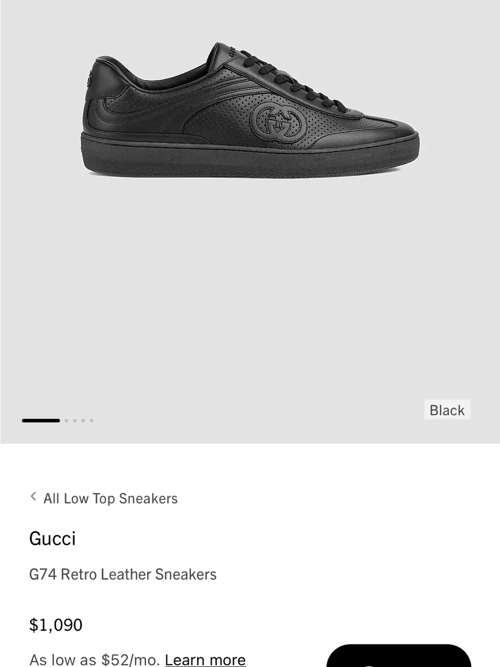 Gucci low top